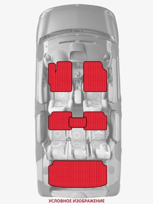 ЭВА коврики «Queen Lux» комплект для Volkswagen Polo R